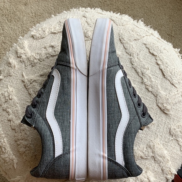 Vans Old Skool Grey & Light Pink Skate Shoes women’s size 10 - Picture 5 of 14
